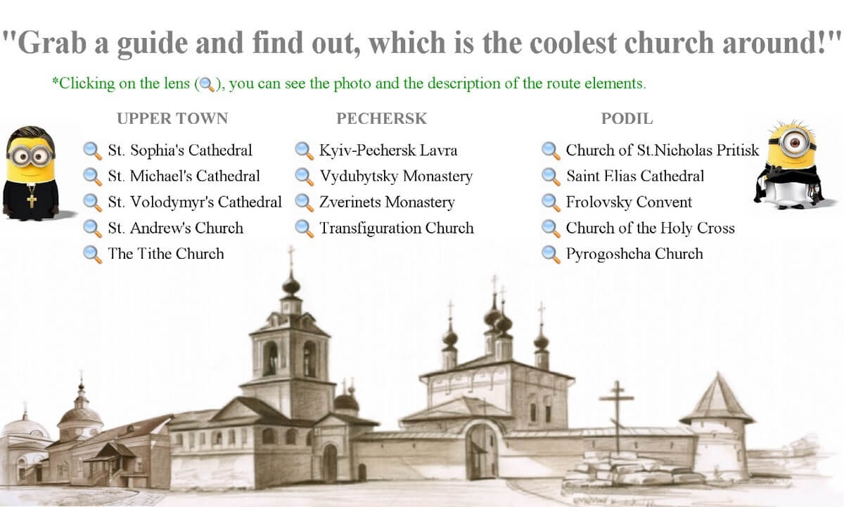 Temples and monasteries of Kyiv 